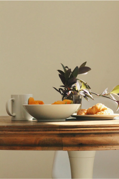 Breakfast table